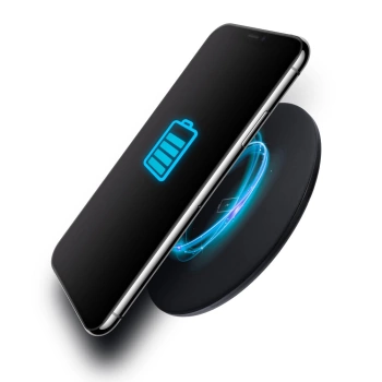 Bežični punjač FORCELL F-ENERGY fast wireless charger Qi QC 15W crni