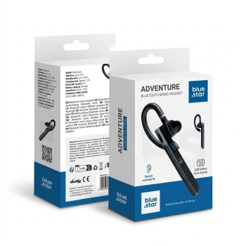 Bluetooth slušalica Blue Star Adventure Wireless mono headset crna