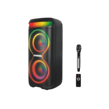 Bluetooth zvucnik XO F58 40W RGB + daljinski i wireless mikrofon Black