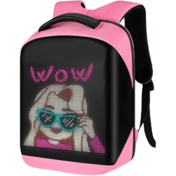 BORG Ruksak Vodootporni LED R3 Pink