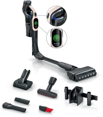 BOSCH Akumulatorski usisavačSerie 10 | UNLIMITED,ROZA1 Baterija, 80 minuta ECO  rada BBS1041RBA