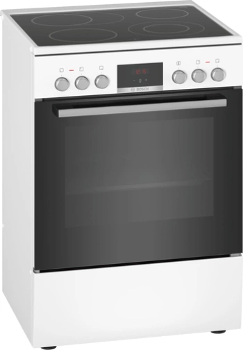 BOSCH električni štednjak Serie 4|, A, 66L, BIJELI EcoCleanDirect, Display HKR39C220