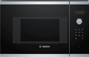 Mikrovalna BOSCH Serie 4| INOX, 800W, Autopilot 7, 20L, Lijevo otvaranje, CN BFL523MS0, ugradbena