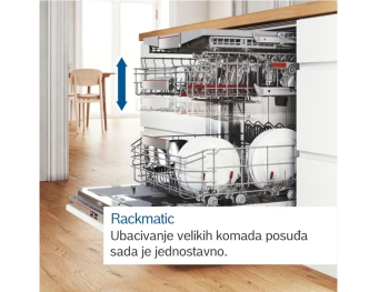 BOSCH Perilica posuđa Serie 2|, Naslijednok SMV25EX00E, 13 setova, 9.5L, E, Escajg ladica SMV25EX02E