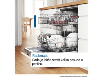 BOSCH perilica posuđa Serie 4|Brušeni Čelik ,C, 14 setova,9L,46dB, Escajg ladica, Old: SMS4HVI00E SMS4HVI14E