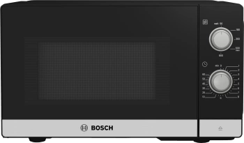 Mikrovalna BOSCH Serie 2|, INOX, 800W, 20L, 5 postavki 90 W, 180W, 360 W, 60 800W FFL020MS2