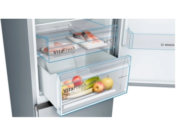 BOSCH Samostojeći Serie 4|No Frost, 203 X 60, INOX H:279L, Z:86L, 203CM, 39dB KGN39VLEB