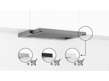 BOSCH Teleskopska napa Serie 2|, 394m3/h, 68 dBOld Model: BOSCH DFL064W53 DFL064W54