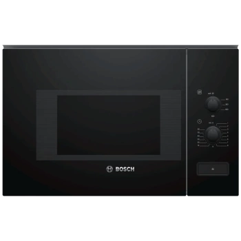 Bosch Ugradbena mikrovalna pećnica, 800 W, kapacitet 20 l, crna - BFL520MB0