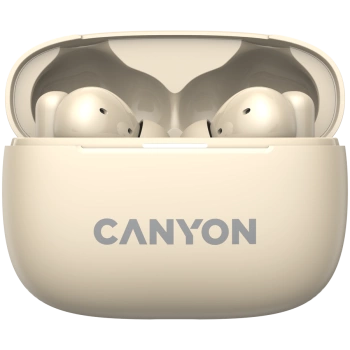 CANYON headset OnGo TWS-10 ANC+ENC Beige