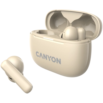 CANYON headset OnGo TWS-10 ANC+ENC Beige