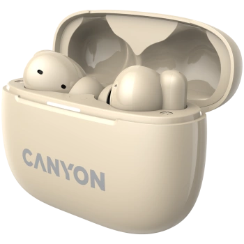 CANYON headset OnGo TWS-10 ANC+ENC Beige