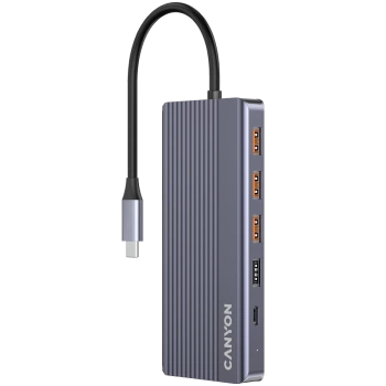 CANYON hub DS-16 13in1 4k USB-C Grey