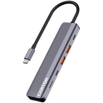 CANYON hub DS-17 6in1 4k USB-C Grey