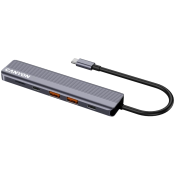 CANYON hub DS-17 6in1 4k USB-C Grey