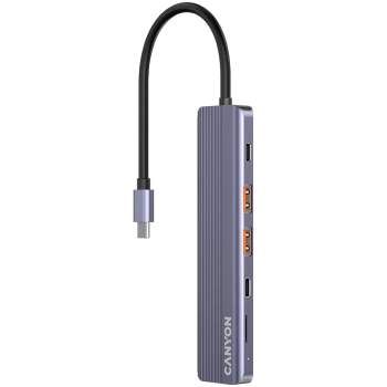 CANYON hub DS-17 6in1 4k USB-C Grey