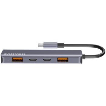 CANYON hub DS-18 5in1 USB-C Grey