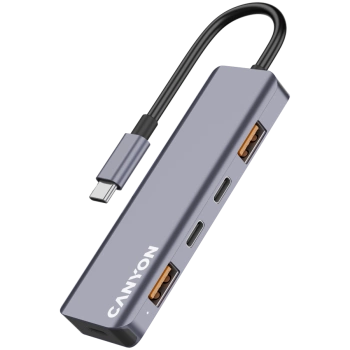 CANYON hub DS-18 5in1 USB-C Grey