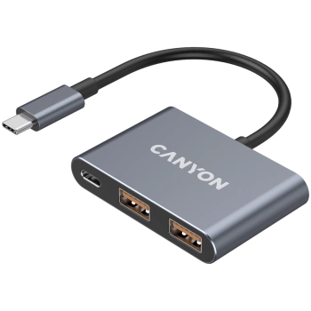CANYON hub DS-3 3in1 USB-C Dark Grey