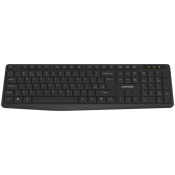 CANYON keyboard KB-W01 Wireless Black