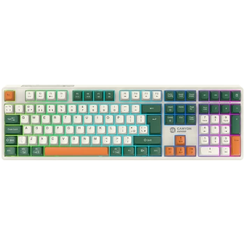 CANYON keyboard Shadder GKW-11 Mech RGB UK/US Wireless White