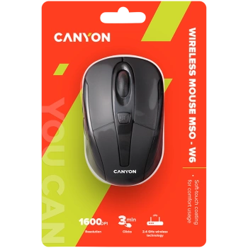 CANYON mouse MSO-W6 Wireless Black