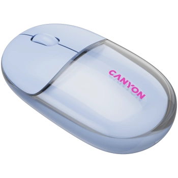 CANYON mouse OnClick 24 BT/ Wireless Transparent/Blue
