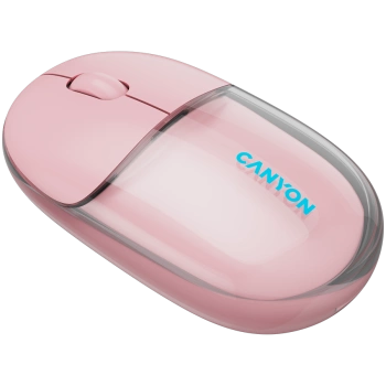 CANYON mouse OnClick 24 BT/ Wireless Transparent/Pink