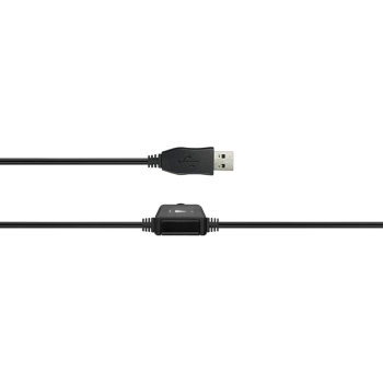 CANYON PC headset СHSC-1 PC Mic Flat 2m Black