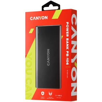 CANYON power bank PB-106 10000 mAh Black