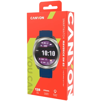 CANYON smart watch Maveric SW-83 GPS Silver Blue