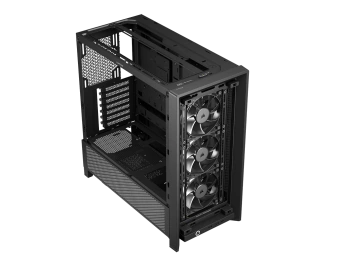CORSAIR FRAME 4000D RS Case3xRS120 fans, 360mm radiator170mm cooler, 430mm GPU, ATX, Black