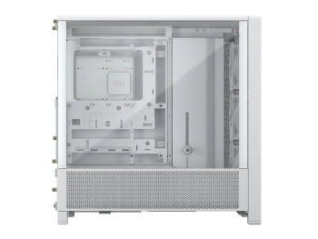 CORSAIR FRAME 4000D RS Case3xRS120 fans, 360mm radiator170mm cooler, 430mm GPU, ATX, White