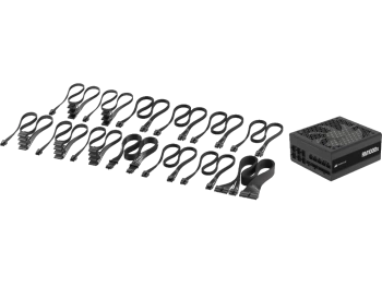 Corsair PSU 1000W RM1000xGold, Fully Modular, 12V-2x612xSATA, 4xPCIe, ATX 3.1, PCIe 5.1