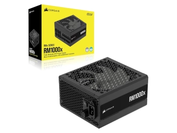 Corsair PSU 1000W RM1000xGold, Fully Modular, 12V-2x612xSATA, 4xPCIe, ATX 3.1, PCIe 5.1