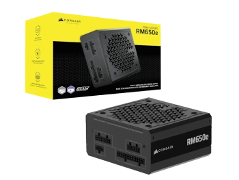 Corsair PSU 650W RM650eGold, Fully Modular, 12V-2x66xSATA, 3xPCIe, ATX 3.1, PCIe 5.1