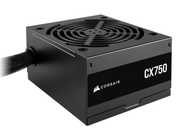 CORSAIR PSU 750W CX75080 PLUS, Bronze120mm Low-Noise fan, ATX