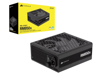 Corsair PSU 850W RM850xGold, Fully Modular, 12V-2x68xSATA, 3xPCIe, ATx 3.1, PCIe 5.1