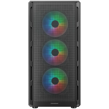COUGAR AIRFACE PURE RGB PC Case, Mid Tower, Black