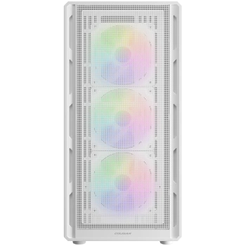 COUGAR AIRFACE PURE RGB PC Case, Mid Tower, White