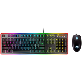 Cougar | Deathfire EX | 37DF2XNMB.0002 | Keyboard + Mouse Bundle| Keyboard: Hybrid / 8 color Backlight | Mouse: ADNS-5050 / 2000 dpi