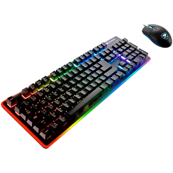 Cougar | Deathfire EX | 37DF2XNMB.0002 | Keyboard + Mouse Bundle| Keyboard: Hybrid / 8 color Backlight | Mouse: ADNS-5050 / 2000 dpi