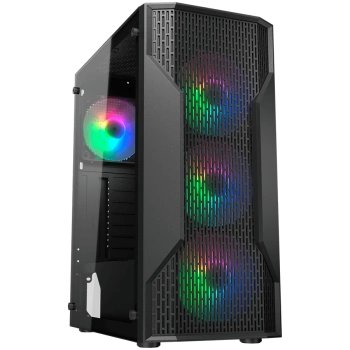 COUGAR MX110 RGB PC Case, Mid tower, Black