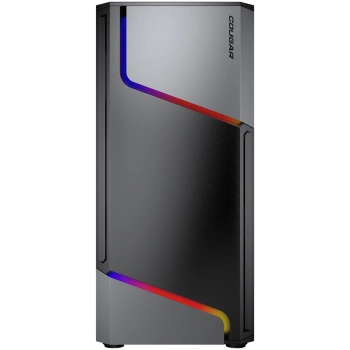 COUGAR | MX360 RGB | PC Case | Mid Tower / Metal Front Panel with ARGB strips / 1 x ARGB Fan / TG Left Panel