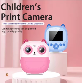 Dječija kamera instant termal print S5 App (dual lens) plava