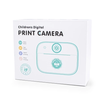 Dječija kamera instant termal print with Camcorder roza