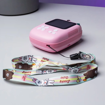 Dječija kamera instant termal print with Camcorder roza