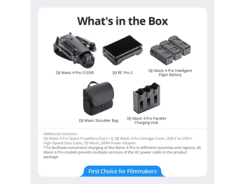 DJI Mavic 4 Pro 512 GB CreatorDron, Combo (DJI RC Pro 2)