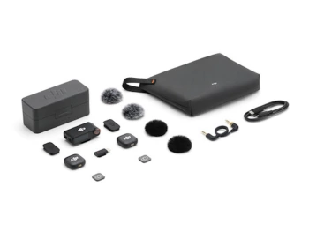 DJI Mic 3 (2TX+1RX+CC)mikrofon, prenos zvuka do 250m5.5h snimanja,48kHz 24 zvuk,OLED zaslon