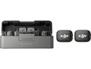 DJI Mic 3 (2TX+1RX+CC)mikrofon, prenos zvuka do 250m5.5h snimanja,48kHz 24 zvuk,OLED zaslon